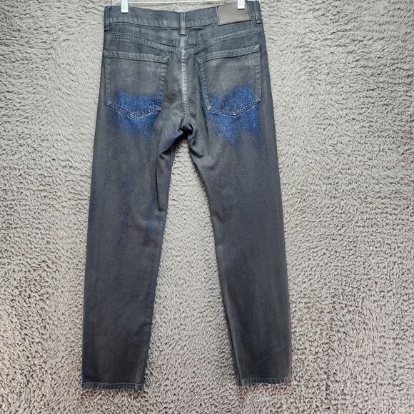 Standard Cloth Jeans Mens 30x30 Gray & Blue Skinny Tapered - Picture 12 of 15